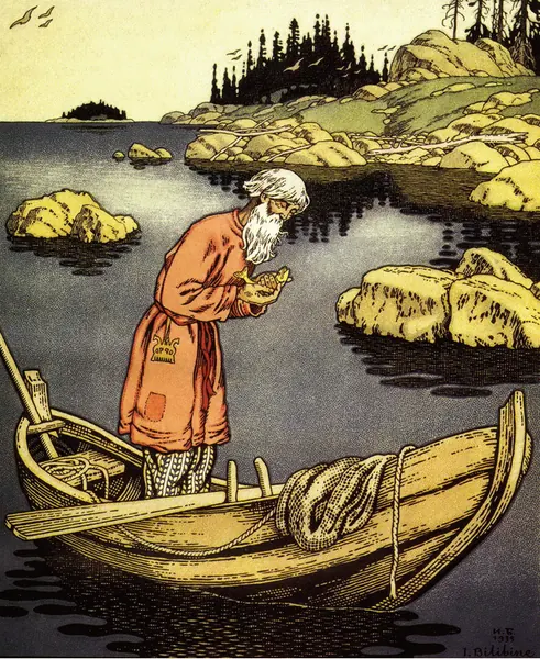 Capa de The Tale of the Fisherman and the Fish