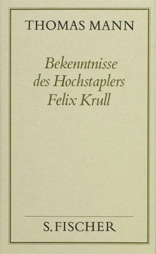 Portada de Confesiones del estafador Félix Krull