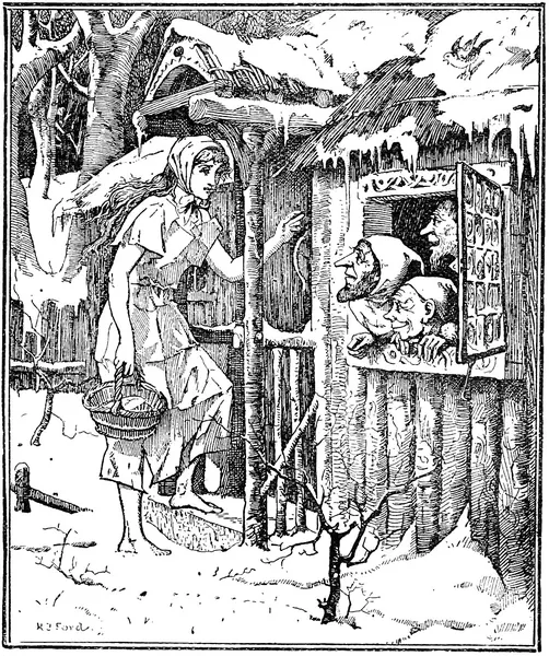 Portada de The Three Little Men in the Wood