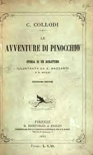 Capa de As Aventuras de Pinóquio