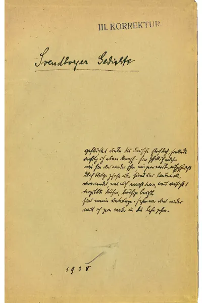Capa de Svendborg poems