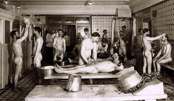 Portada de At the Bathhouse