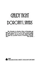 Capa de Gaudy Night