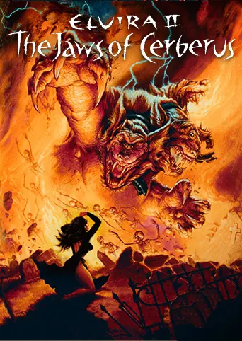 Capa de Elvira II: The Jaws of Cerberus
