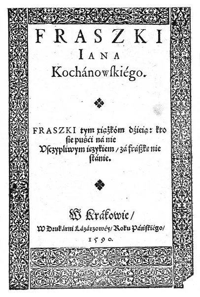 Portada de Fraszki