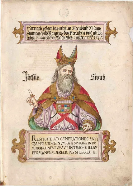 Capa de Alphabet of Sirach