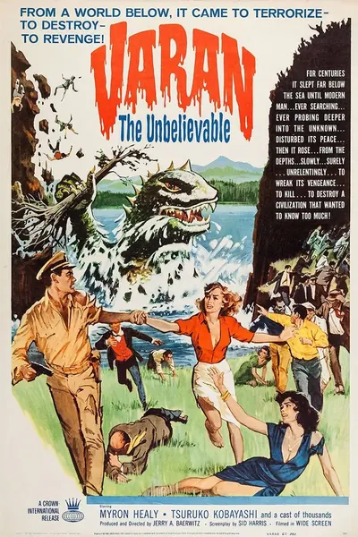Capa de Varan the Unbelievable