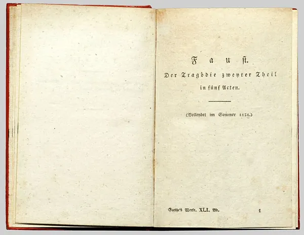 Portada de Faust, Part Two