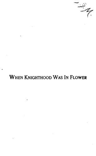 Portada de When Knighthood Was in Flower