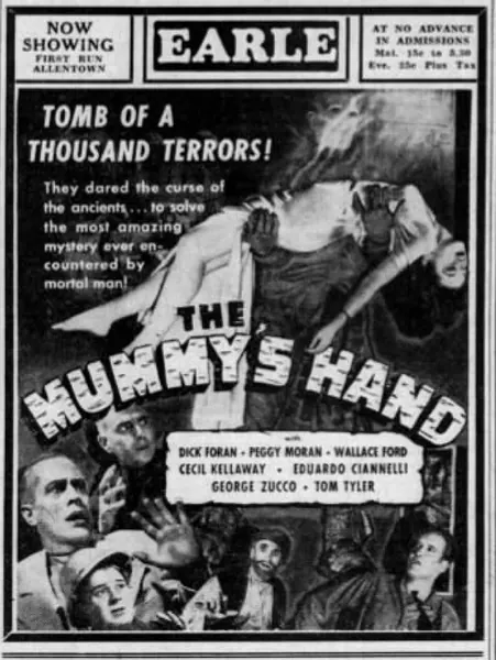 Portada de The Mummy's Hand