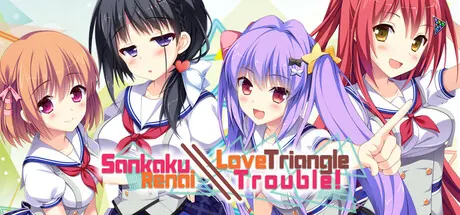 Portada de Suki to Suki to de Sankaku Ren'ai