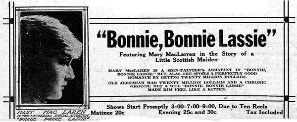 Portada de Bonnie Bonnie Lassie