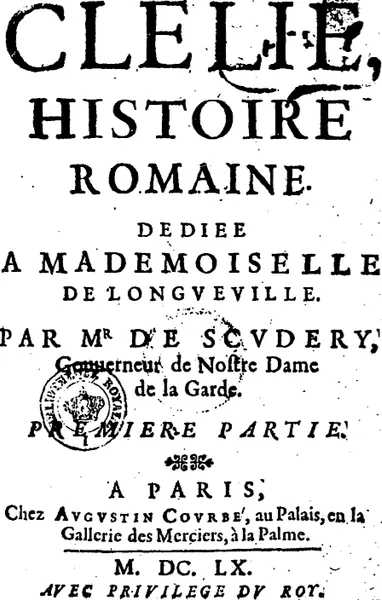 Capa de Clélie
