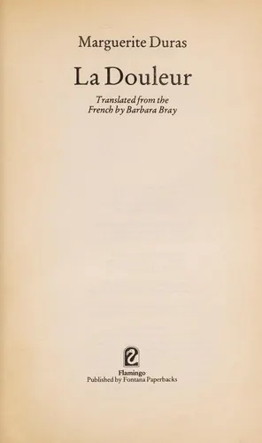 Portada de La Douleur