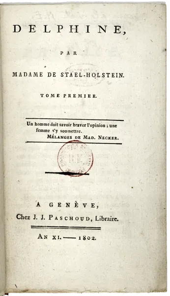 Portada de Delphine