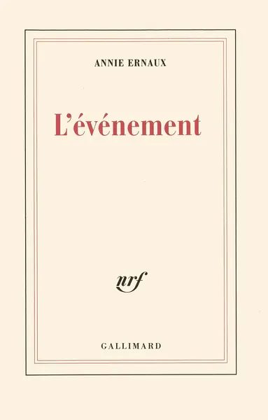 Portada de L'Événement