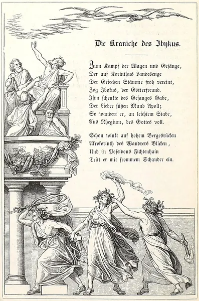 Capa de Die Kraniche des Ibykus