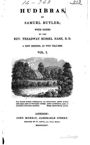 Capa de Hudibras