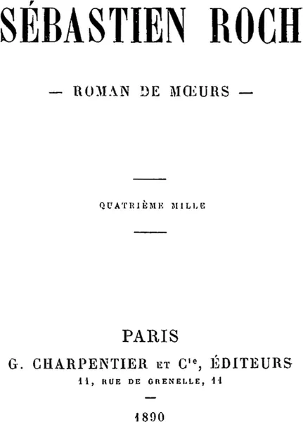 Capa de Sébastien Roch