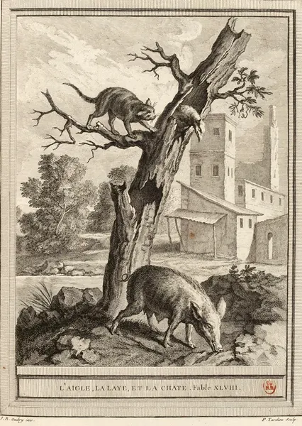 Capa de L'Aigle, la Laie et la Chatte