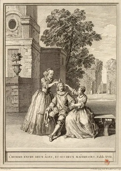 Portada de The Middle-Aged Man and His Two Mistresses