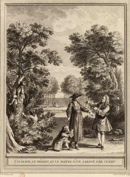Portada de L'Écolier, le Pédant et le Maître d'un jardin
