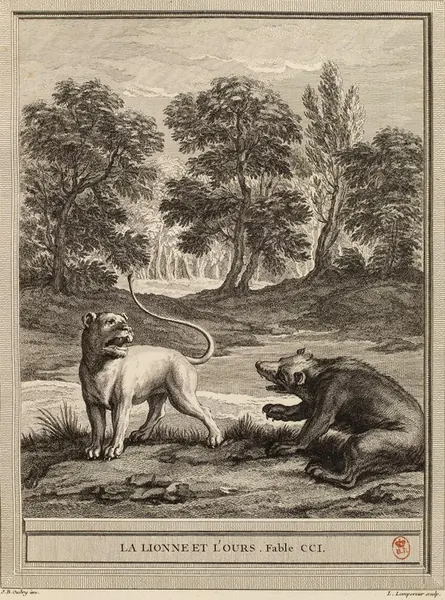 Portada de La Lionne et l'Ourse