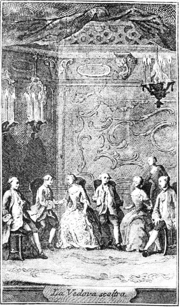 Capa de La vedova scaltra (Goldoni)