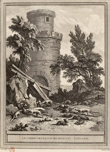 Portada de Le Combat des Rats et des Belettes