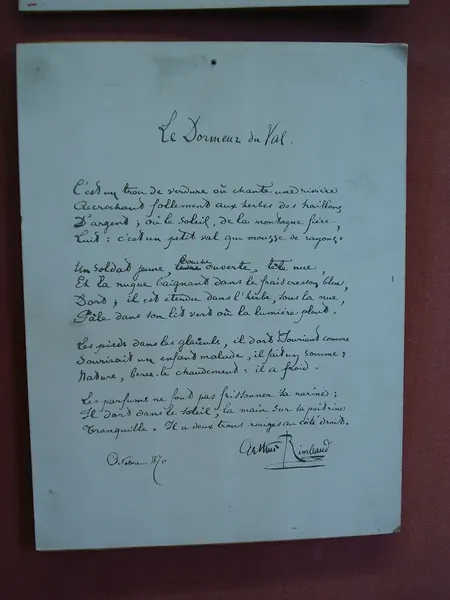 Portada de Le Dormeur du val