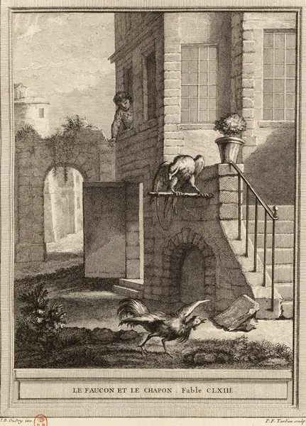 Portada de Le Faucon et le Chapon