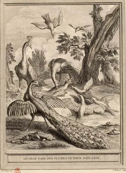 Portada de La corneja y las aves