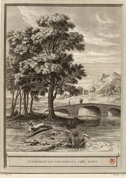 Capa de Le Lièvre et les Grenouilles