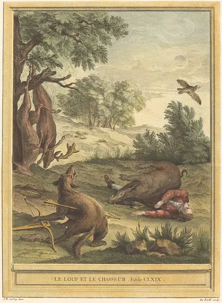Portada de Le Loup et le Chasseur