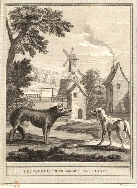 Capa de Le Loup et le Chien maigre