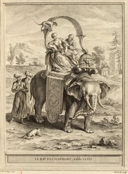 Capa de Le Rat et l'Éléphant