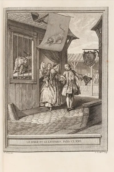Capa de Le Singe et le Léopard