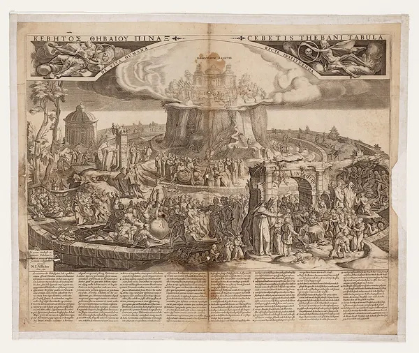 Portada de Las tablas de Cebes