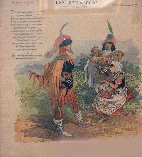 Portada de Les deux coqs
