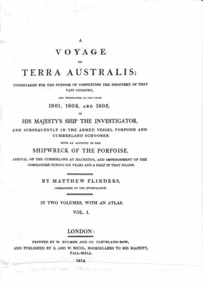 Portada de A Voyage to Terra Australis