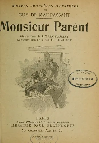 Portada de Monsieur Parent