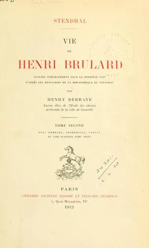 Capa de The Life of Henry Brulard