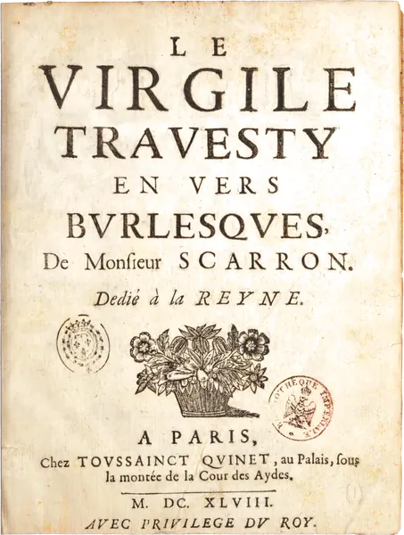 Capa de Virgile travesti
