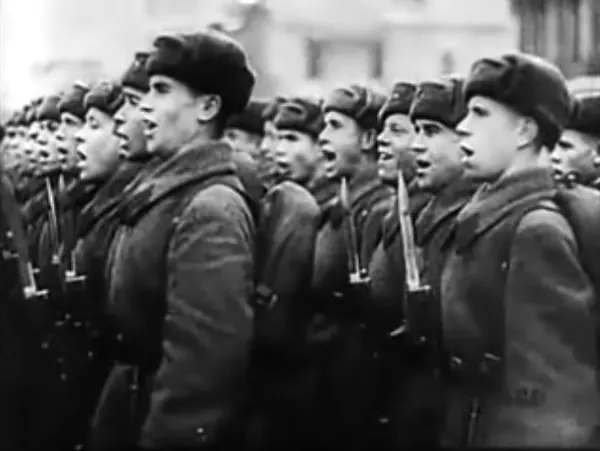 Capa de Marcha dos Defensores de Moscou