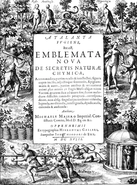 Portada de La fuga de Atalanta