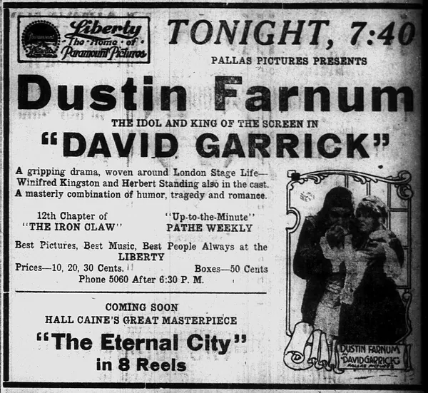 Portada de David Garrick