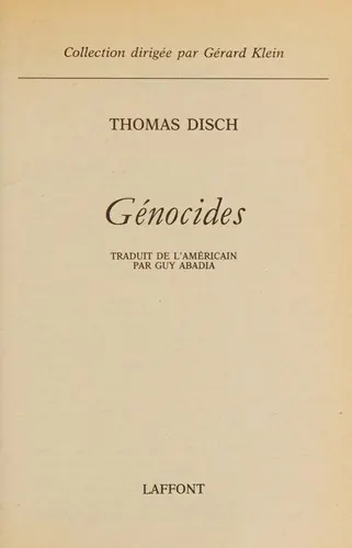 Portada de Los genocidas