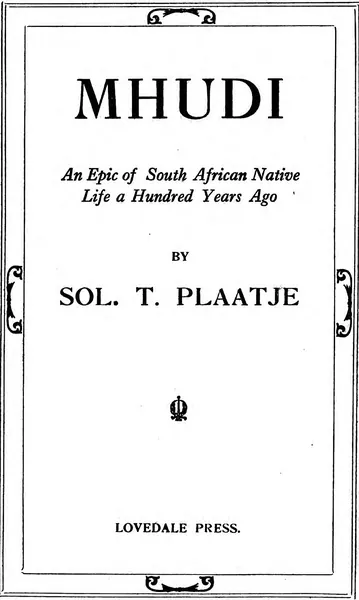 Cover of Mhudi
