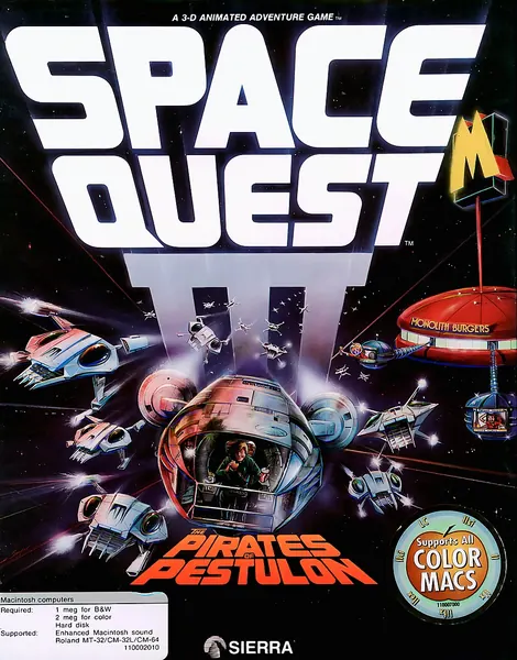 Portada de Space Quest III