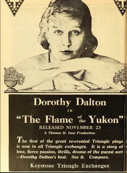 Portada de The Flame of the Yukon